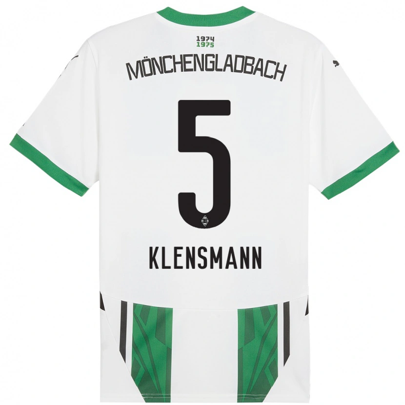 Danxen Herren Paula Klensmann #5 Weiß Grün Heimtrikot Trikot 2024/25 T-Shirt Schweiz