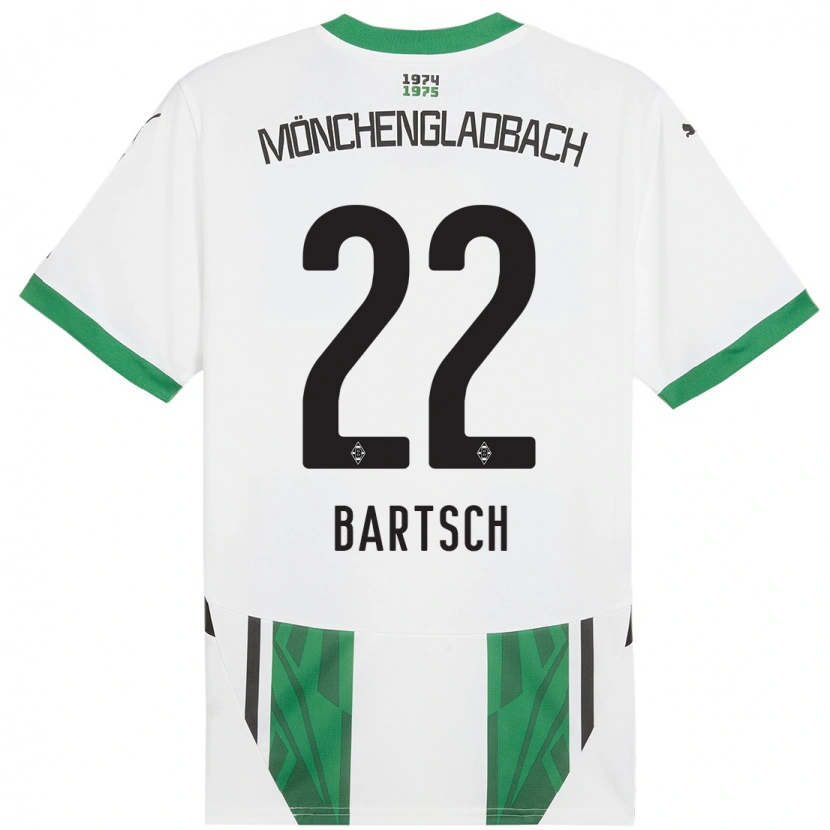 Danxen Herren Kristina Bartsch #22 Weiß Grün Heimtrikot Trikot 2024/25 T-Shirt Schweiz