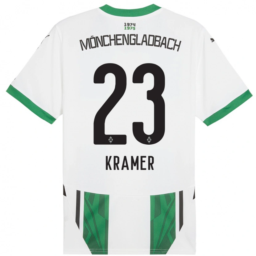 Danxen Herren Christoph Kramer #23 Weiß Grün Heimtrikot Trikot 2024/25 T-Shirt Schweiz