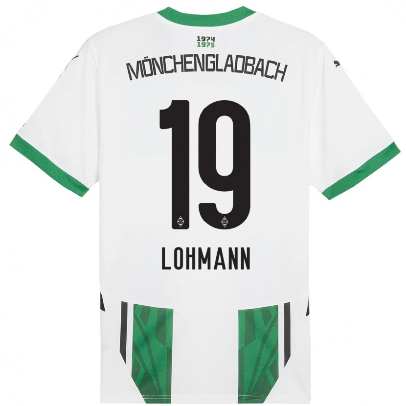 Danxen Herren Mona Lohmann #19 Weiß Grün Heimtrikot Trikot 2024/25 T-Shirt Schweiz