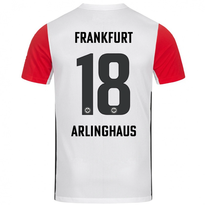 Danxen Herren Max Arlinghaus #18 Weiß Rot Heimtrikot Trikot 2024/25 T-Shirt Schweiz