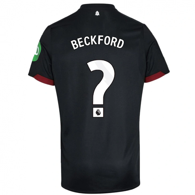 Danxen Herren Lewis Beckford #0 Schwarz Weiß Auswärtstrikot Trikot 2024/25 T-Shirt Schweiz