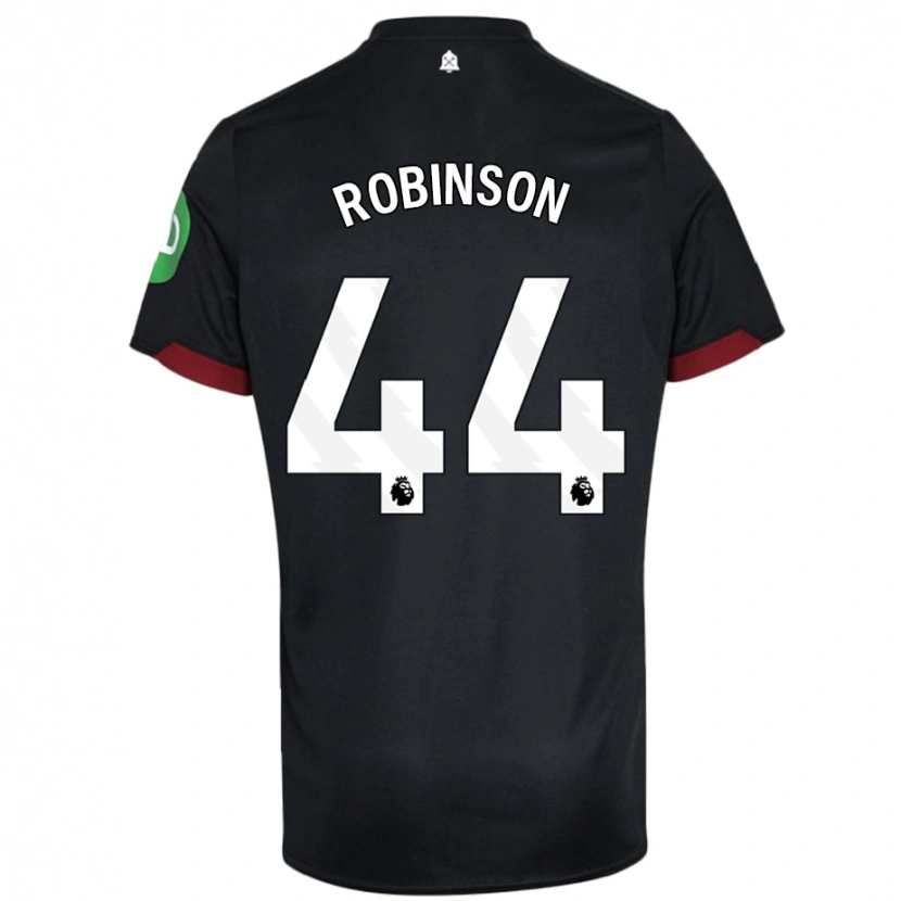 Danxen Herren Junior Robinson #44 Schwarz Weiß Auswärtstrikot Trikot 2024/25 T-Shirt Schweiz