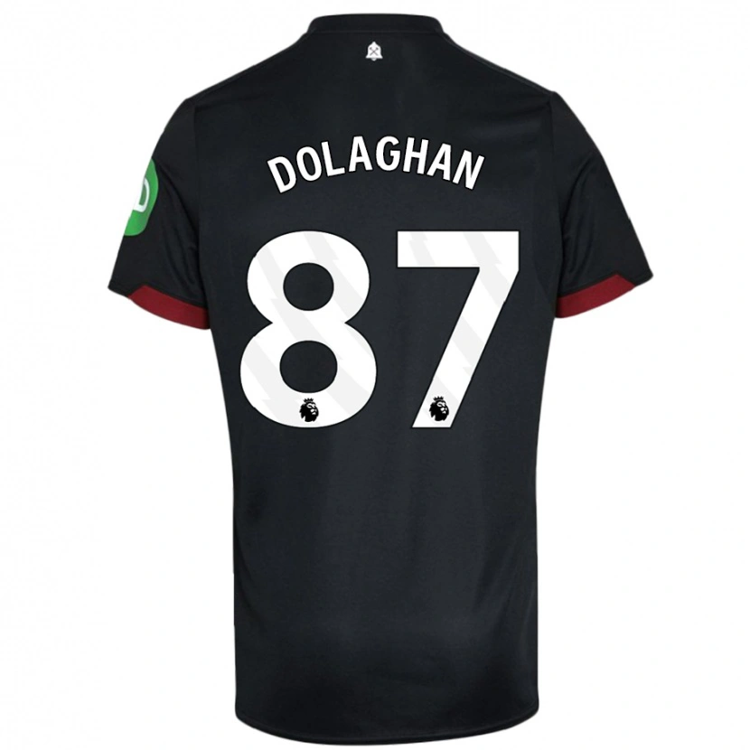 Danxen Herren Brad Dolaghan #87 Schwarz Weiß Auswärtstrikot Trikot 2024/25 T-Shirt Schweiz