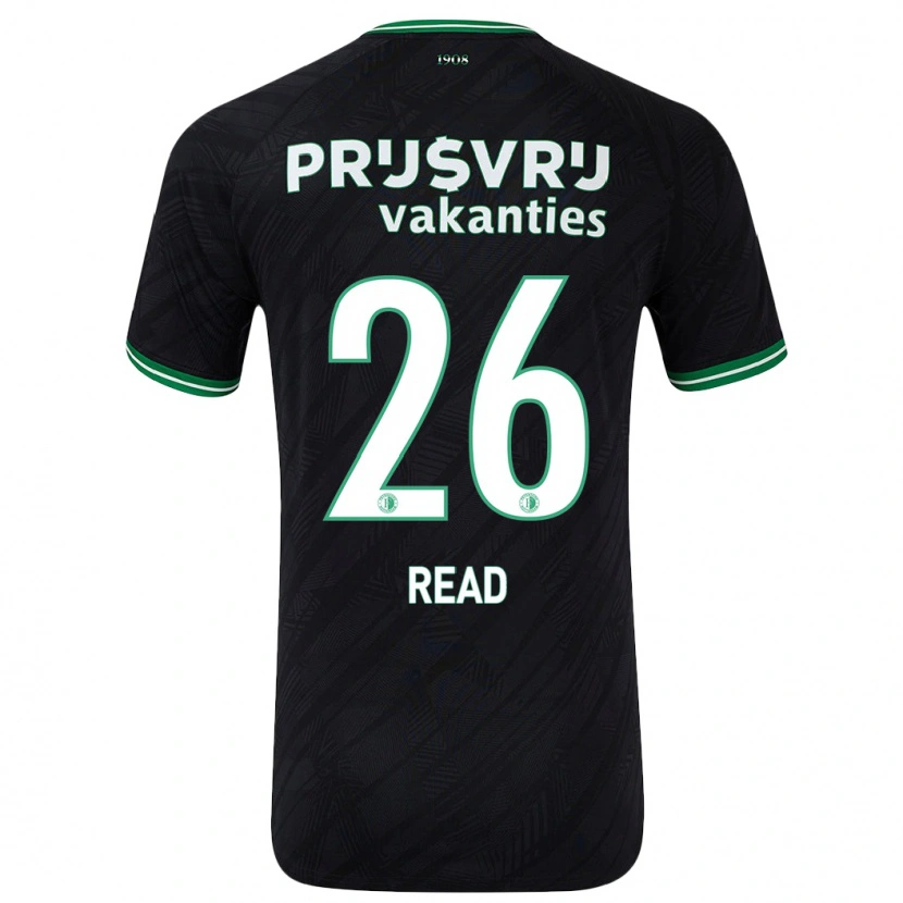 Danxen Herren Givairo Read #26 Schwarz Grün Auswärtstrikot Trikot 2024/25 T-Shirt Schweiz