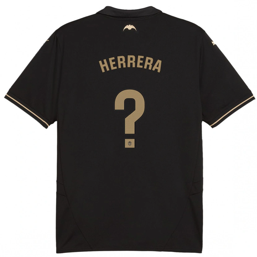 Danxen Herren Iker Herrera #0 Schwarz Auswärtstrikot Trikot 2024/25 T-Shirt Schweiz