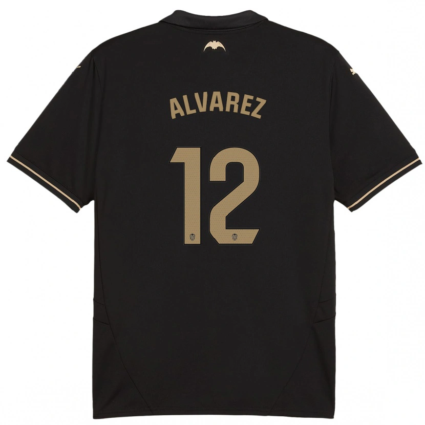 Danxen Herren Sofia Alvarez #12 Schwarz Auswärtstrikot Trikot 2024/25 T-Shirt Schweiz