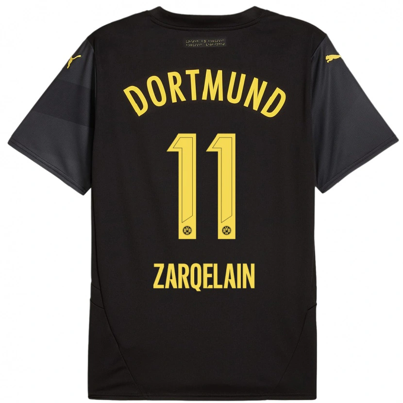 Danxen Herren Fadi Zarqelain #11 Schwarz Gelb Auswärtstrikot Trikot 2024/25 T-Shirt Schweiz