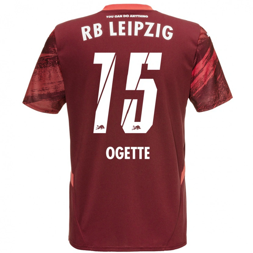 Danxen Herren Israel Ogette #15 Burgunderrot Auswärtstrikot Trikot 2024/25 T-Shirt Schweiz