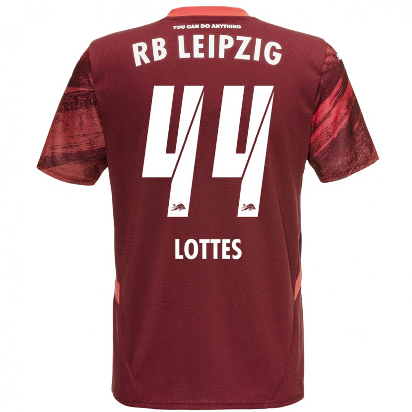 Danxen Herren Benjamin Lottes #44 Burgunderrot Auswärtstrikot Trikot 2024/25 T-Shirt Schweiz