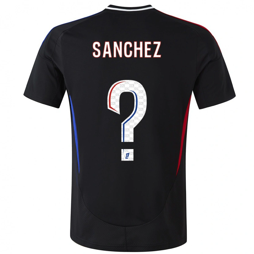 Danxen Herren Florent Sanchez #0 Schwarz Auswärtstrikot Trikot 2024/25 T-Shirt Schweiz