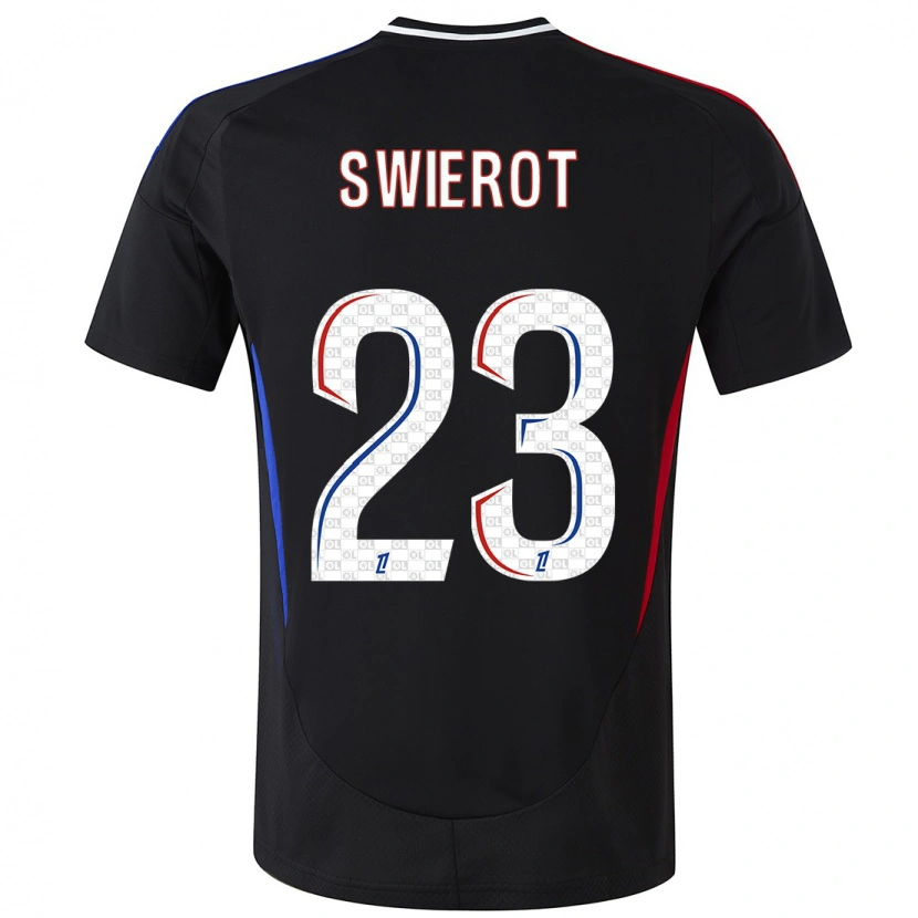 Danxen Herren Julie Swierot #23 Schwarz Auswärtstrikot Trikot 2024/25 T-Shirt Schweiz