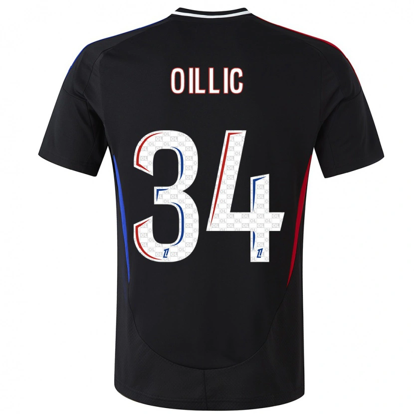 Danxen Herren Laureen Oillic #34 Schwarz Auswärtstrikot Trikot 2024/25 T-Shirt Schweiz