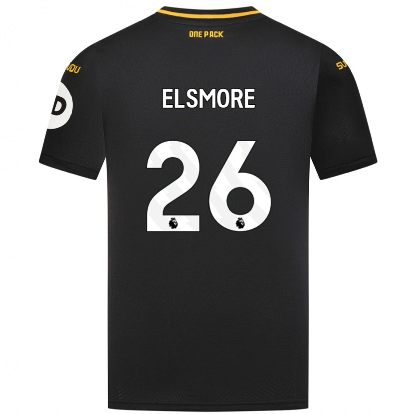 Danxen Herren Ria Elsmore #26 Schwarz Auswärtstrikot Trikot 2024/25 T-Shirt Schweiz