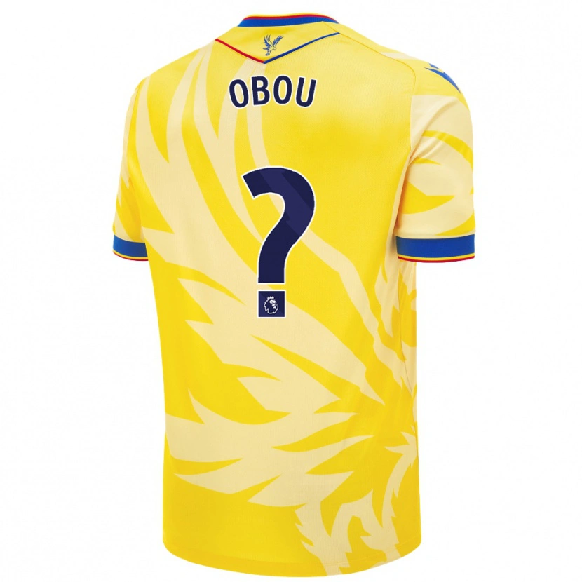 Danxen Herren David Obou #0 Gelb Auswärtstrikot Trikot 2024/25 T-Shirt Schweiz