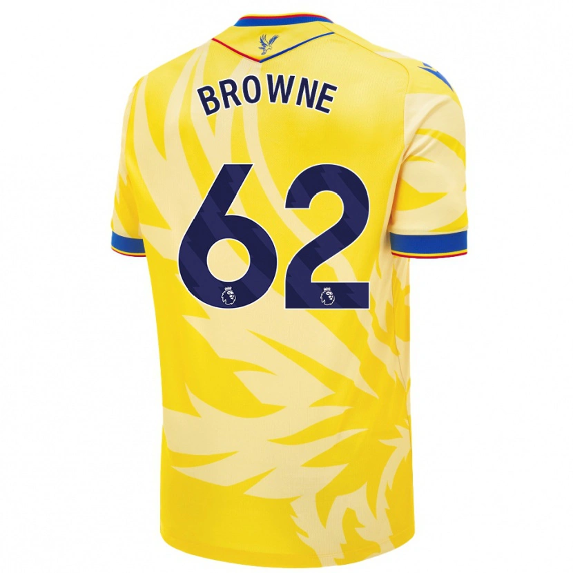 Danxen Herren Luke Browne #62 Gelb Auswärtstrikot Trikot 2024/25 T-Shirt Schweiz