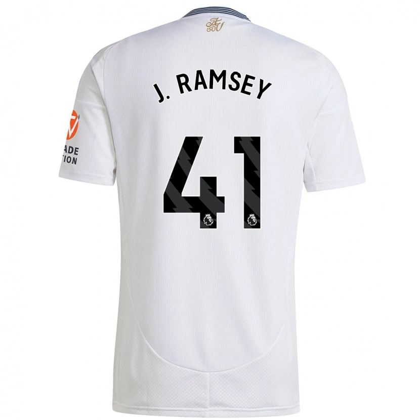 Danxen Herren Jacob Ramsey #41 Weiß Auswärtstrikot Trikot 2024/25 T-Shirt Schweiz