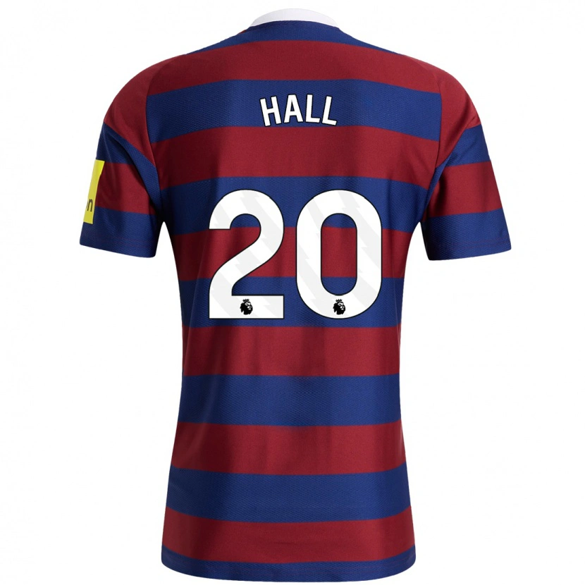 Danxen Herren Lewis Hall #20 Burgunderrot Marineblau Auswärtstrikot Trikot 2024/25 T-Shirt Schweiz