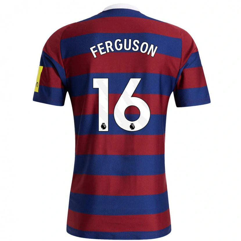 Danxen Herren Becky Ferguson #16 Burgunderrot Marineblau Auswärtstrikot Trikot 2024/25 T-Shirt Schweiz