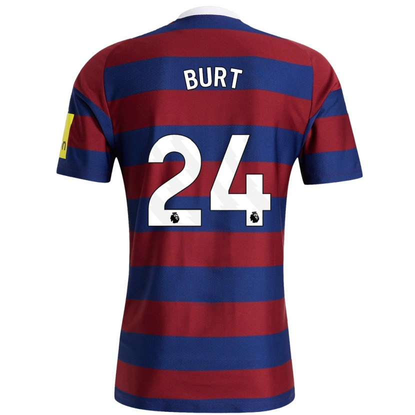 Danxen Herren Daisy Burt #24 Burgunderrot Marineblau Auswärtstrikot Trikot 2024/25 T-Shirt Schweiz