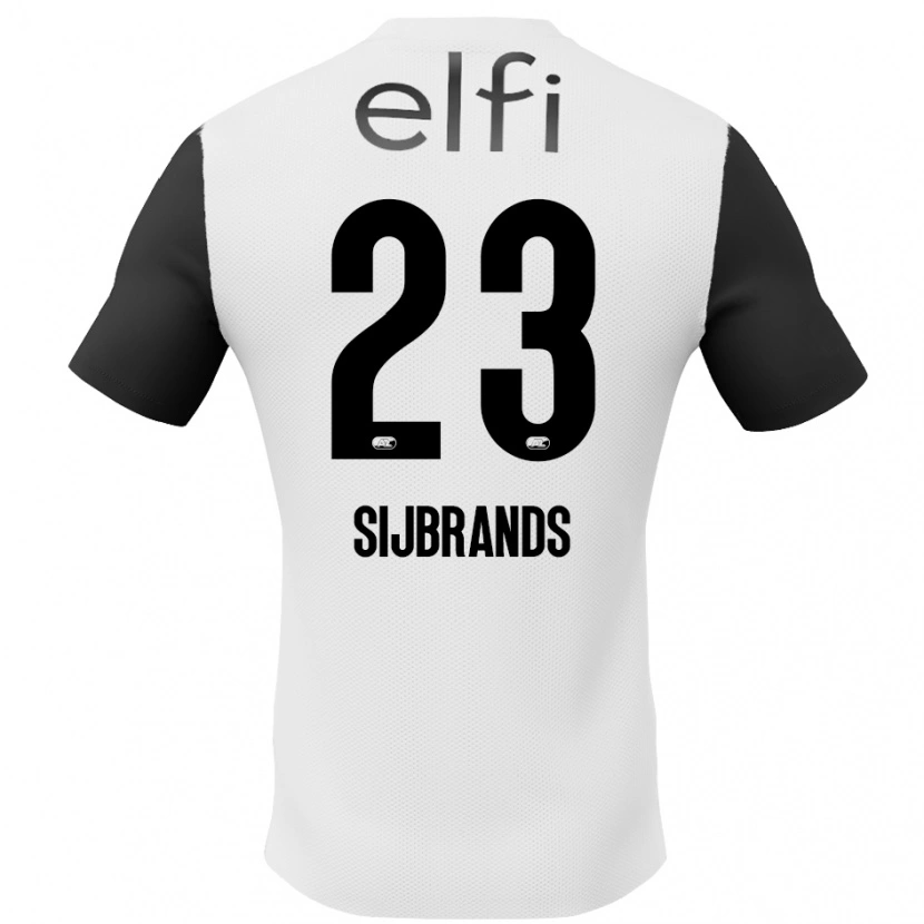 Danxen Herren Julian Sijbrands #23 Weiß Schwarz Auswärtstrikot Trikot 2024/25 T-Shirt Schweiz