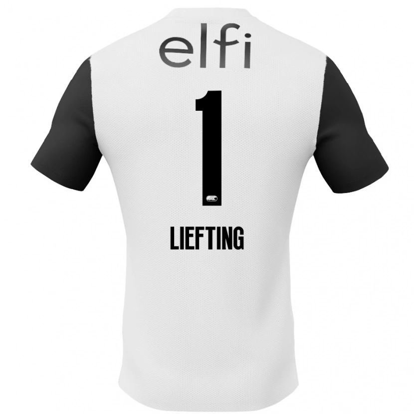 Danxen Herren Femke Liefting #1 Weiß Schwarz Auswärtstrikot Trikot 2024/25 T-Shirt Schweiz
