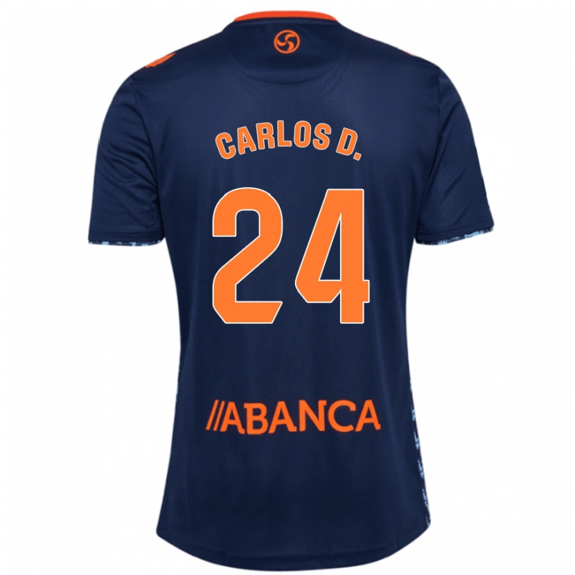 Danxen Herren Carlos Domínguez #24 Marineblau Auswärtstrikot Trikot 2024/25 T-Shirt Schweiz