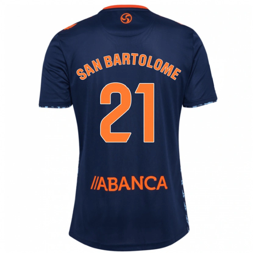 Danxen Herren Víctor San Bartolomé #21 Marineblau Auswärtstrikot Trikot 2024/25 T-Shirt Schweiz