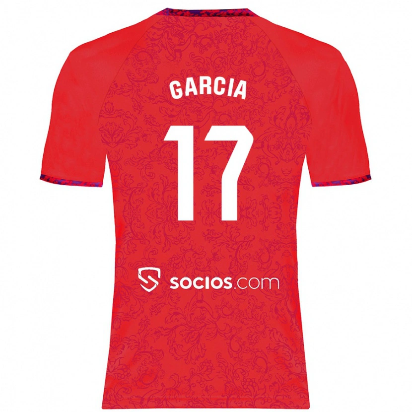 Danxen Herren Débora García #17 Rot Auswärtstrikot Trikot 2024/25 T-Shirt Schweiz