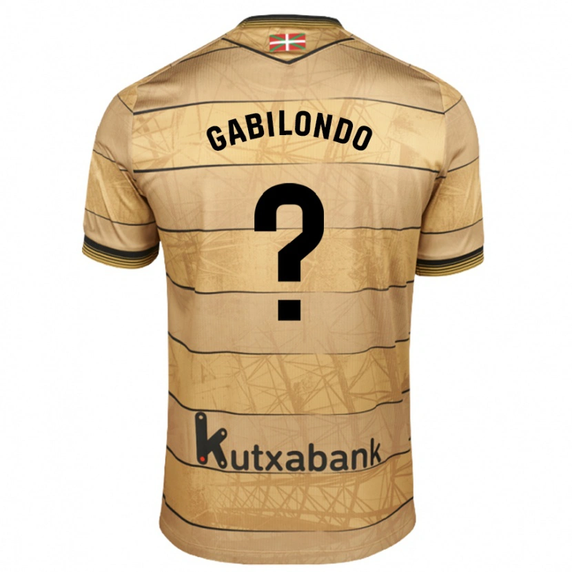 Danxen Herren Iker Gabilondo #0 Braun Auswärtstrikot Trikot 2024/25 T-Shirt Schweiz
