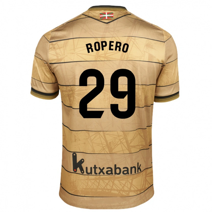 Danxen Herren Iker Ropero #29 Braun Auswärtstrikot Trikot 2024/25 T-Shirt Schweiz