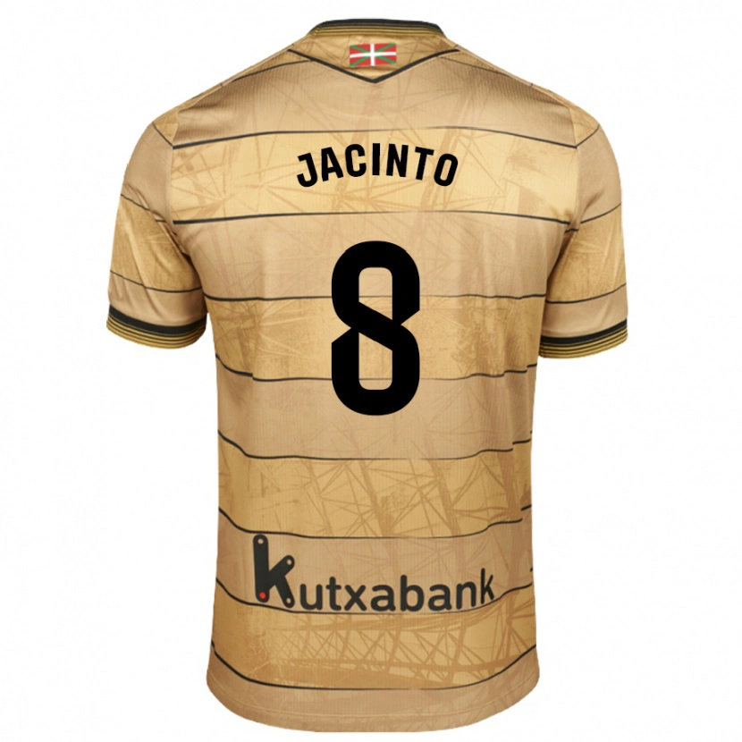 Danxen Herren Andreia Jacinto #8 Braun Auswärtstrikot Trikot 2024/25 T-Shirt Schweiz