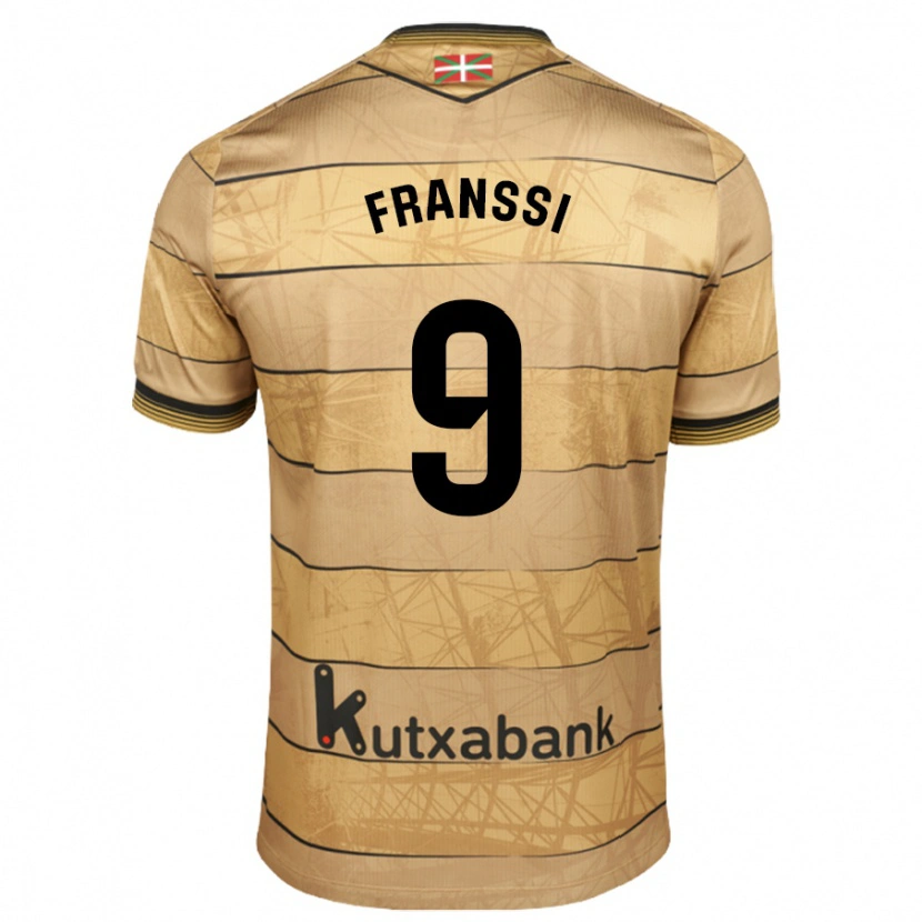 Danxen Herren Sanni Franssi #9 Braun Auswärtstrikot Trikot 2024/25 T-Shirt Schweiz