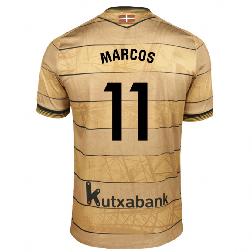 Danxen Herren Cecilia Marcos #11 Braun Auswärtstrikot Trikot 2024/25 T-Shirt Schweiz