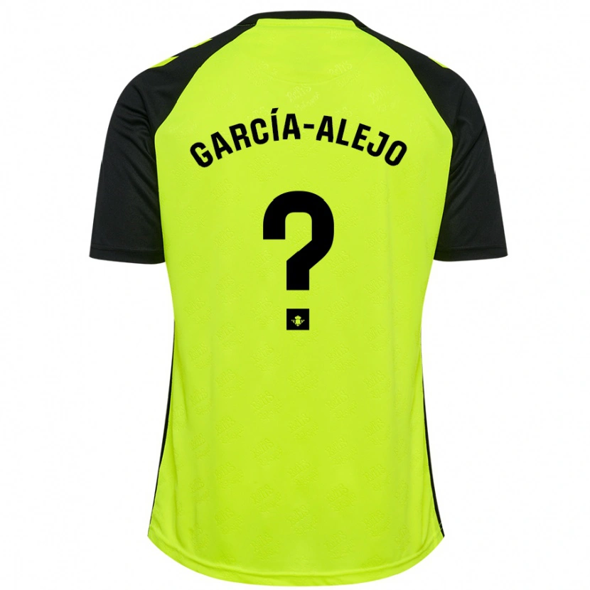 Danxen Herren Raúl García-Alejo #0 Fluoreszierendes Gelb Schwarz Auswärtstrikot Trikot 2024/25 T-Shirt Schweiz