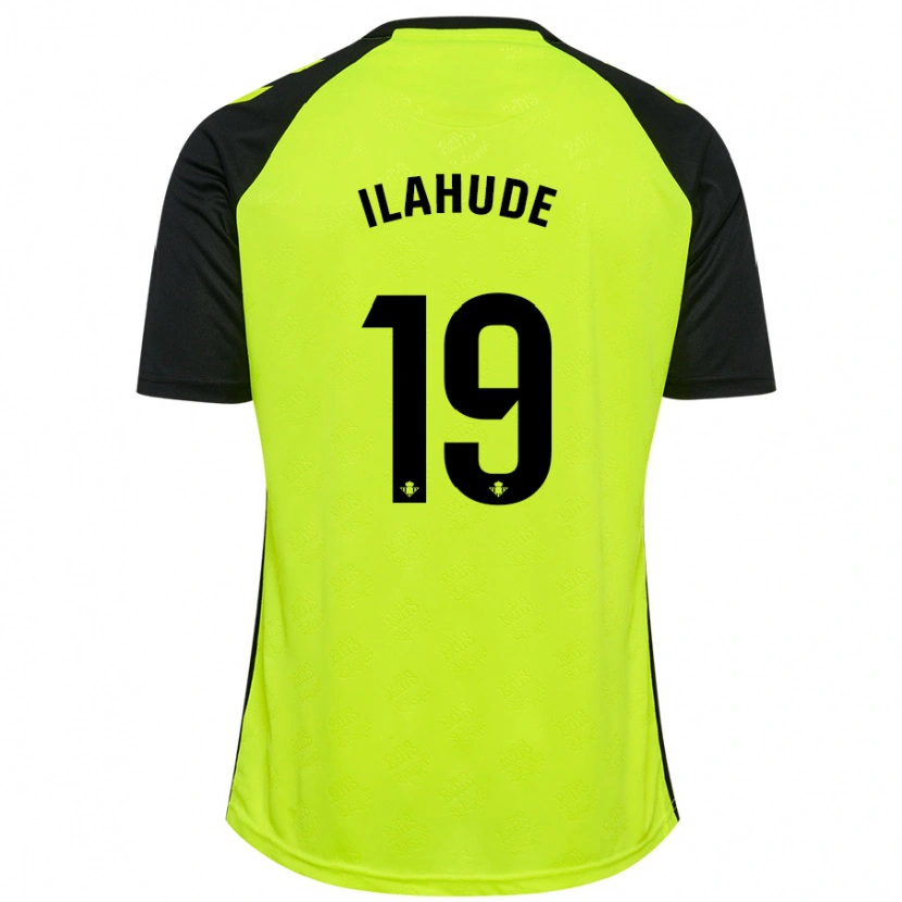 Danxen Herren Destiny Ilahude #19 Fluoreszierendes Gelb Schwarz Auswärtstrikot Trikot 2024/25 T-Shirt Schweiz