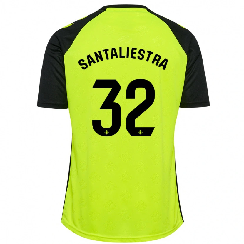 Danxen Herren Carla Santaliestra #32 Fluoreszierendes Gelb Schwarz Auswärtstrikot Trikot 2024/25 T-Shirt Schweiz