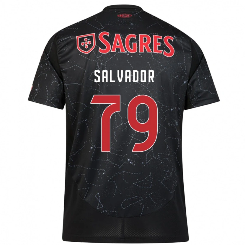 Danxen Herren Marta Salvador #79 Schwarz Rot Auswärtstrikot Trikot 2024/25 T-Shirt Schweiz