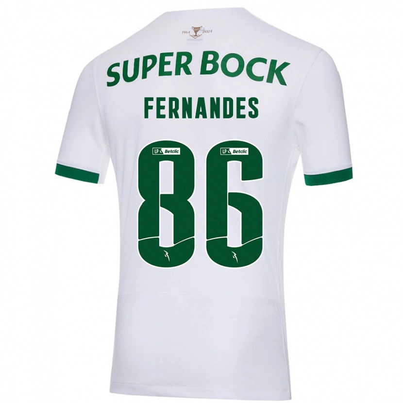 Danxen Herren Emanuel Fernandes #86 Weiß Grün Auswärtstrikot Trikot 2024/25 T-Shirt Schweiz