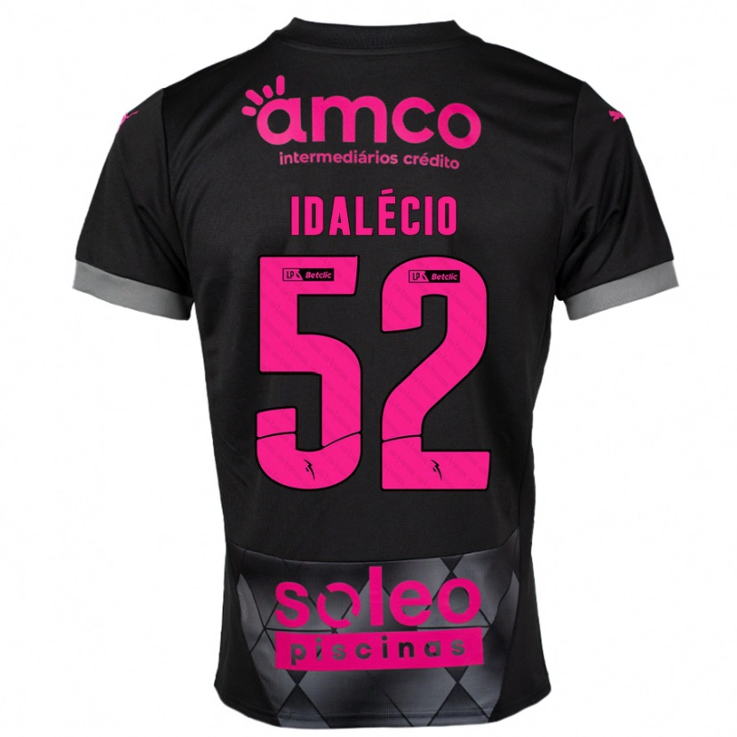 Danxen Herren Idalécio #52 Schwarz Rosa Auswärtstrikot Trikot 2024/25 T-Shirt Schweiz