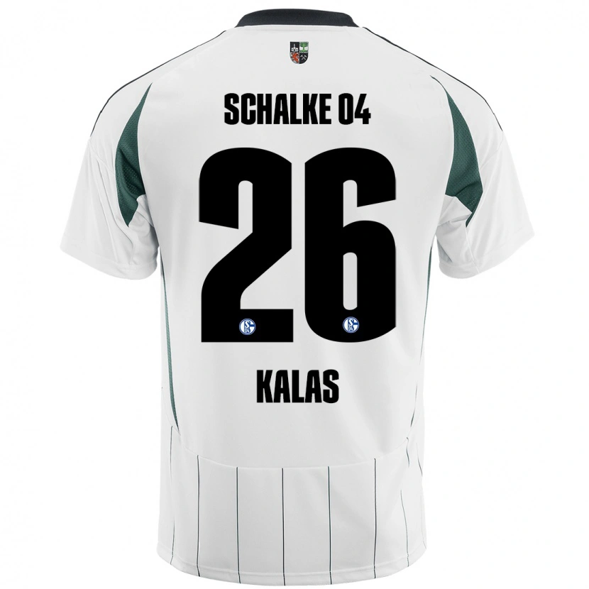 Danxen Herren Tomas Kalas #26 Weiß Grün Auswärtstrikot Trikot 2024/25 T-Shirt Schweiz