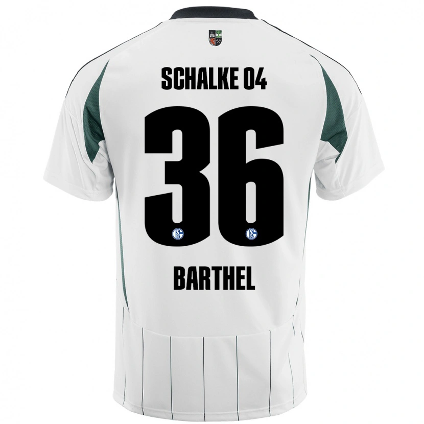 Danxen Herren Niklas Barthel #36 Weiß Grün Auswärtstrikot Trikot 2024/25 T-Shirt Schweiz