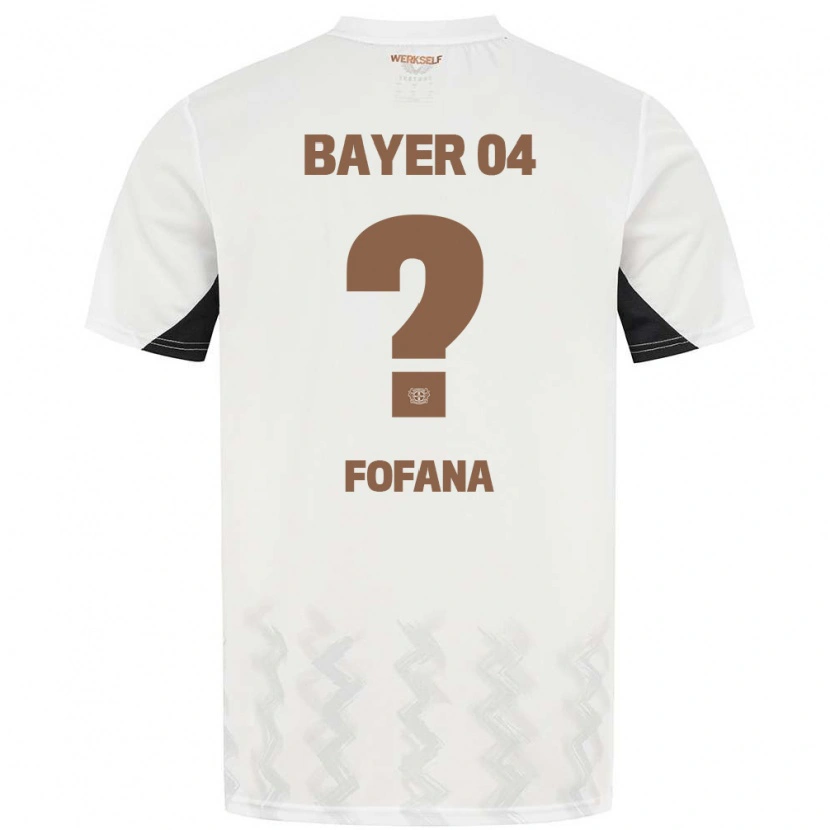 Danxen Herren Sadik Fofana #0 Weiß Schwarz Auswärtstrikot Trikot 2024/25 T-Shirt Schweiz