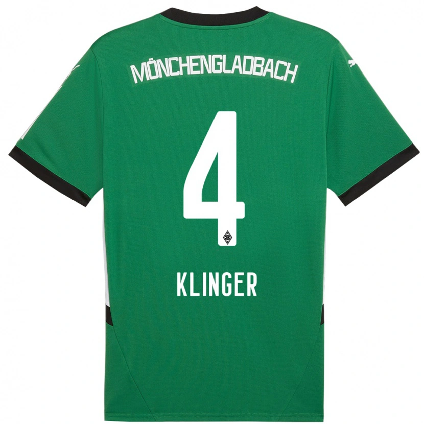 Danxen Herren Nina Klinger #4 Grün Weiß Auswärtstrikot Trikot 2024/25 T-Shirt Schweiz
