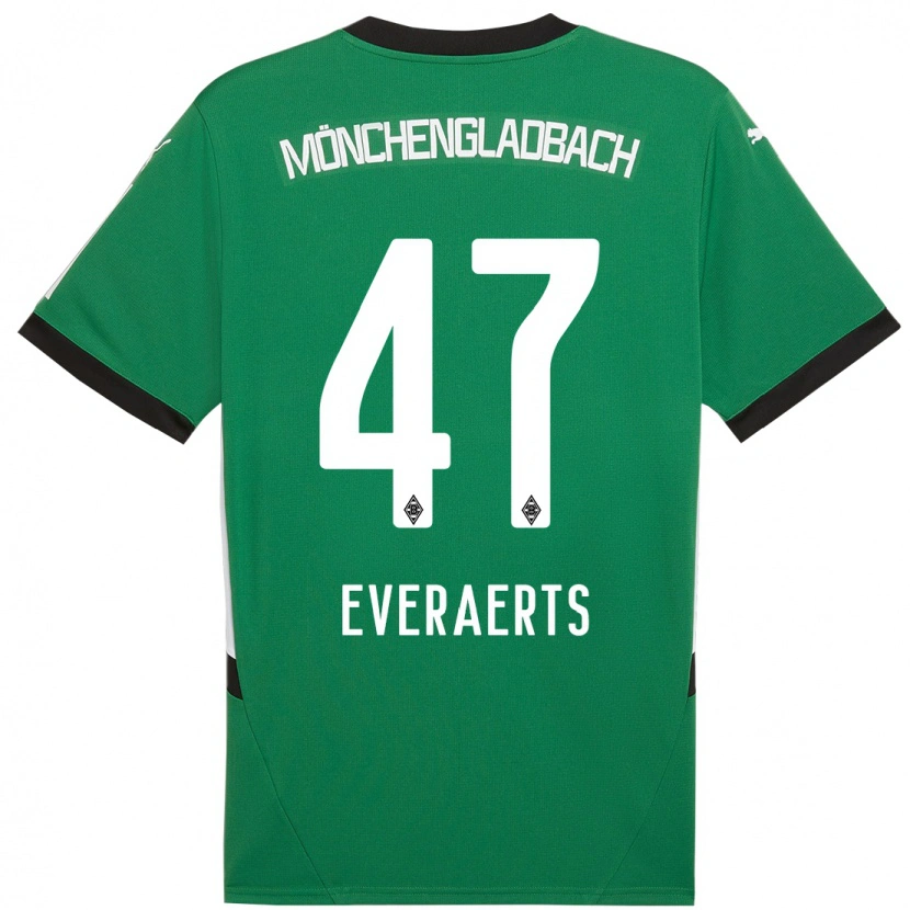 Danxen Herren Kim Everaerts #47 Grün Weiß Auswärtstrikot Trikot 2024/25 T-Shirt Schweiz