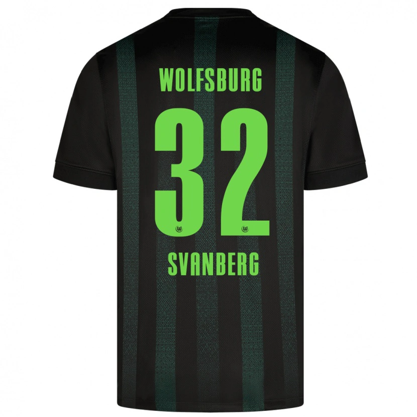 Danxen Herren Mattias Svanberg #32 Dunkelgrün Auswärtstrikot Trikot 2024/25 T-Shirt Schweiz