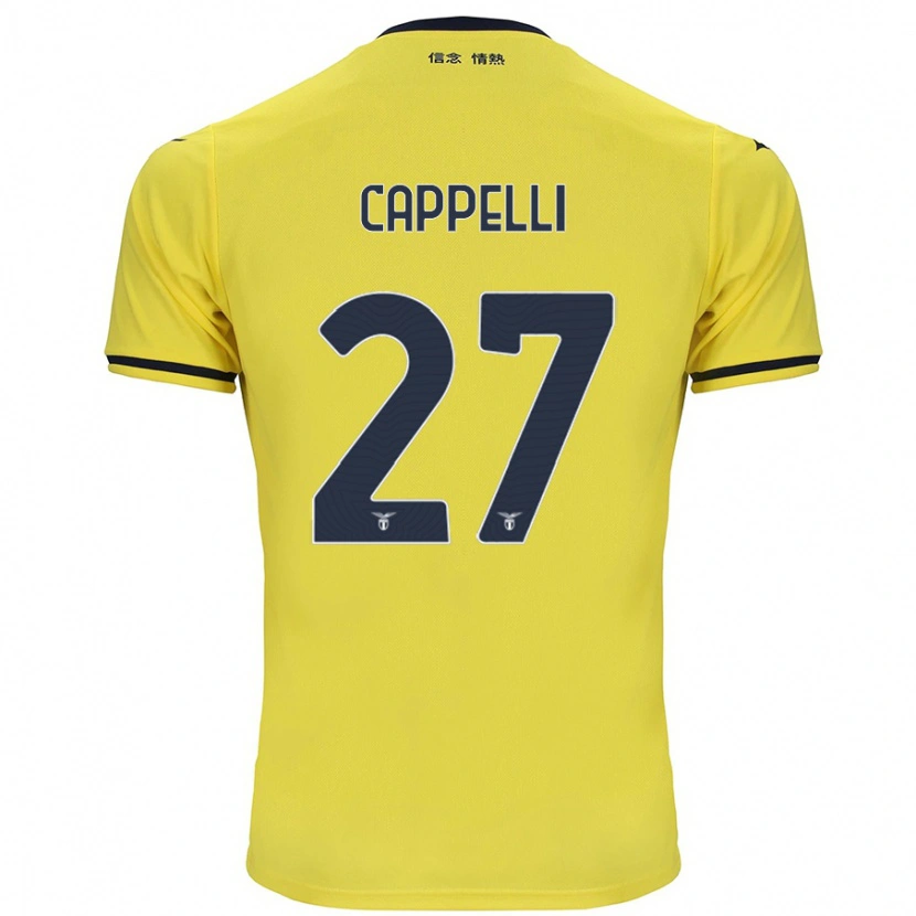 Danxen Herren Tommaso Cappelli #27 Gelb Auswärtstrikot Trikot 2024/25 T-Shirt Schweiz