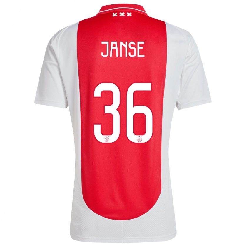Danxen Damen Dies Janse #36 Rot Weiß Heimtrikot Trikot 2024/25 T-Shirt Schweiz