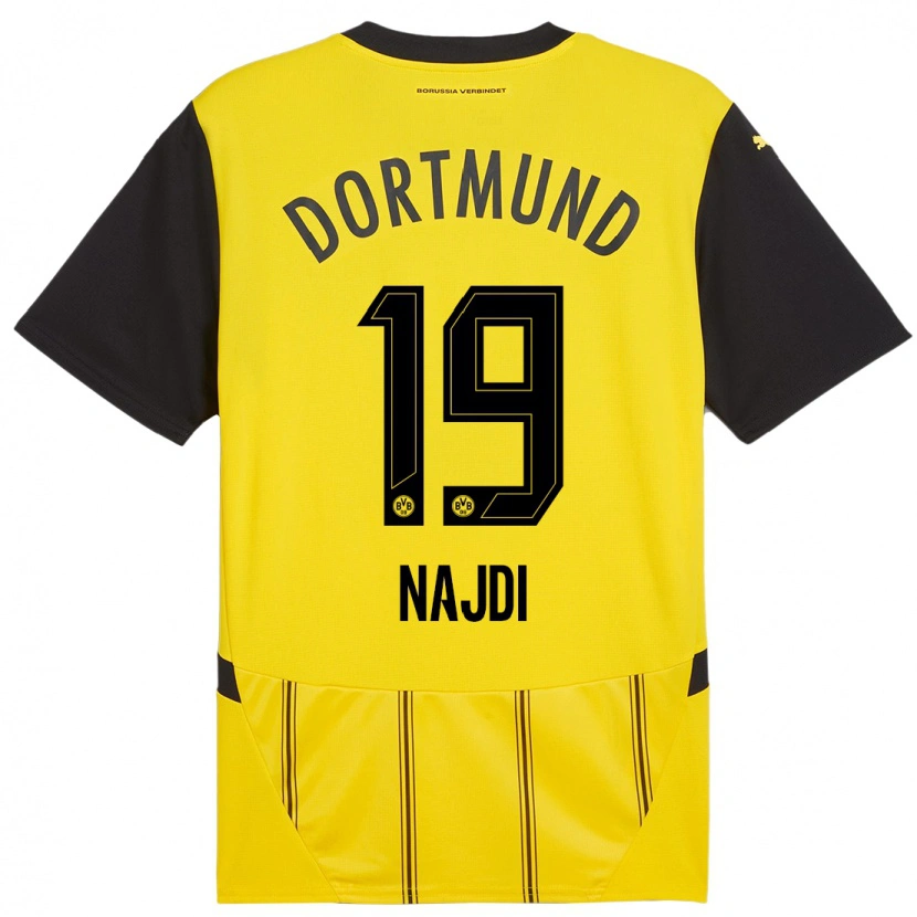 Danxen Damen Ahmad Najdi #19 Gelb Schwarz Heimtrikot Trikot 2024/25 T-Shirt Schweiz