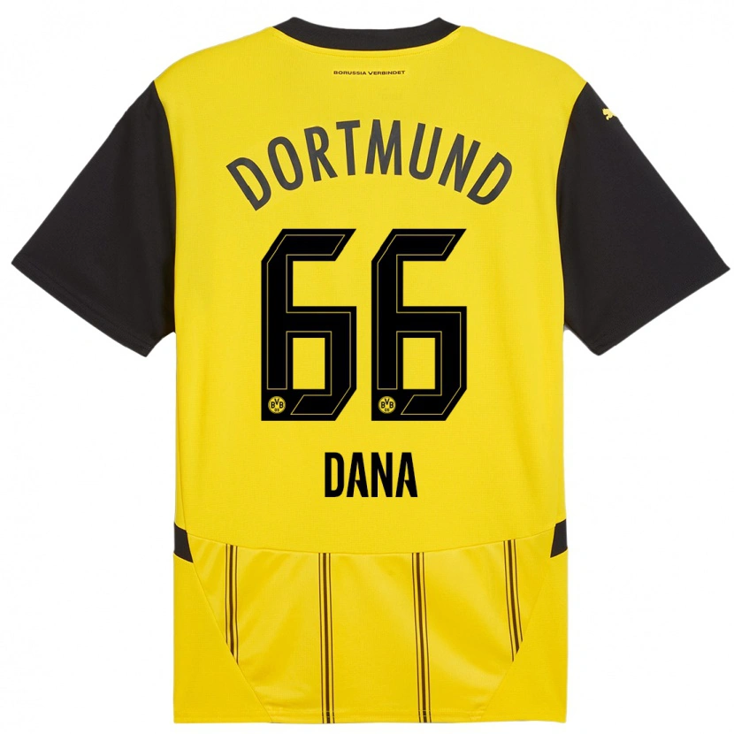 Danxen Damen Bleckmann Dana #66 Gelb Schwarz Heimtrikot Trikot 2024/25 T-Shirt Schweiz